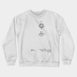 Brilliant Diamond Cut Vintage Patent Hand Drawing Crewneck Sweatshirt